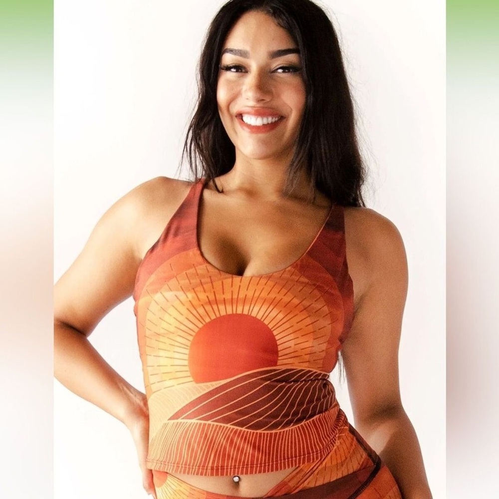 Yoga Democracy Vitality exercise bra top